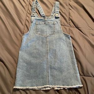 Girls Overall Denim Dress size 4/5